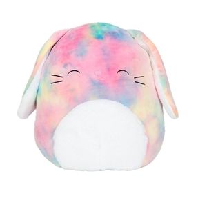 12" Fuzzamallow Cotton Candy Colored Bunny - "Candy" Limited Easter Edition Squi